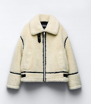 How green is your Zara pre-owned shearling jacket?