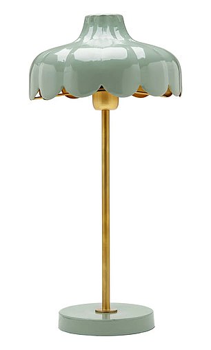 Scalloped metal, £120, lights.co.uk