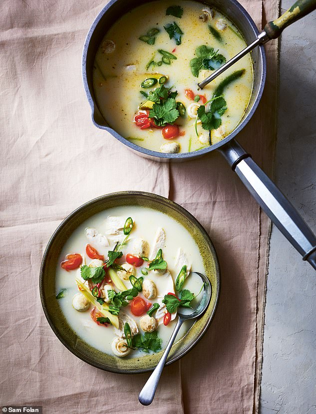 I have eaten similar soups to this in Thailand, Cambodia and Laos. Each time, with each bowlful, I swear it is the best chicken soup I’ll eat