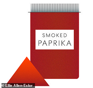 ½ tsp smoked paprika, 80p