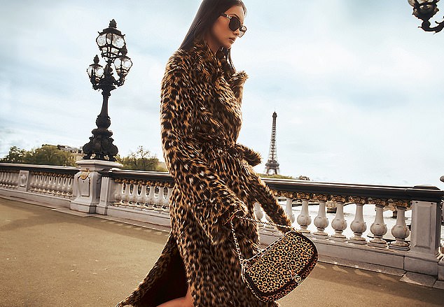 Coat, £595, and bag, £295, michaelkors.com.